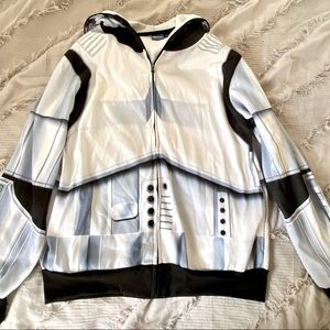Star Wars Stormtrooper full zip men’s hoodie size large